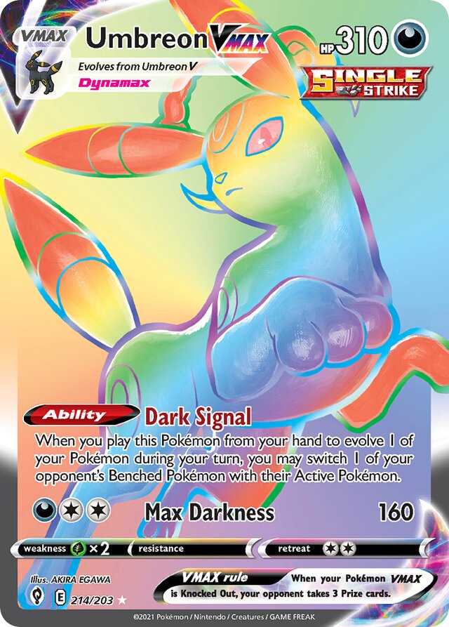 Umbreon VMAX | Evolving Skies | TCG Card Database