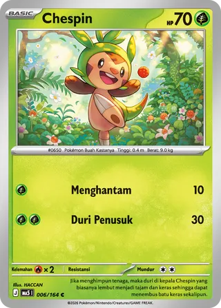 Chespin (Shadowy Threats 006/164)