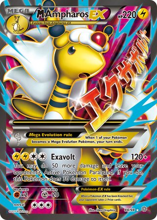 M Ampharos-EX (Ancient Origins 88/98)