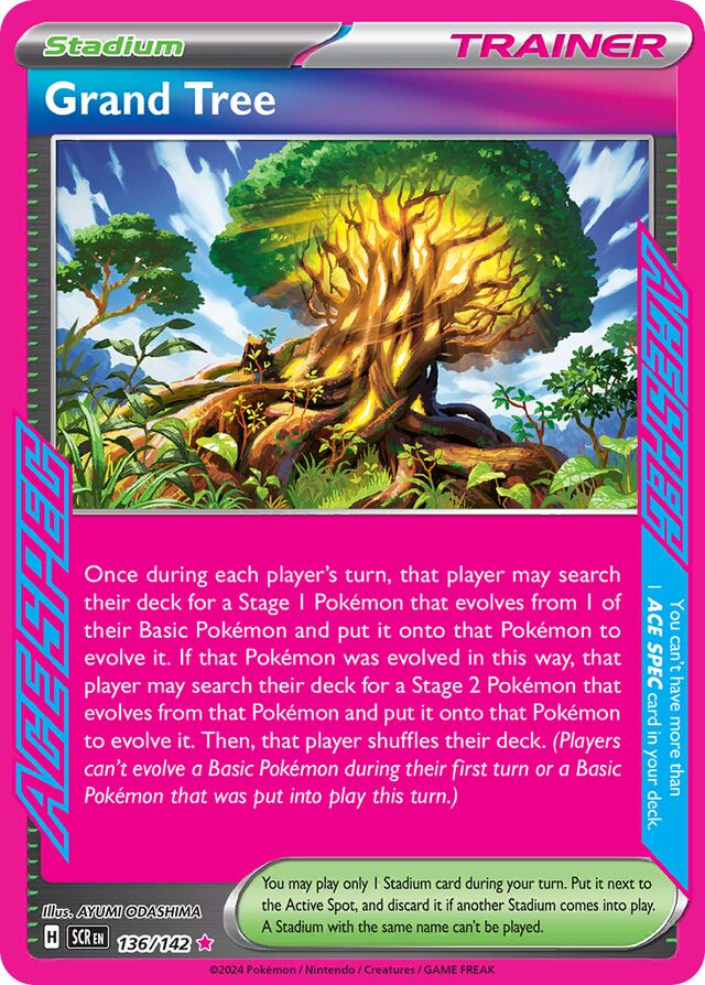 136/142 Grand Tree SCR ACE SPEC Rare