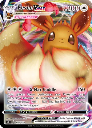 Eevee VMAX (Challenge V Starter Deck 108/156)