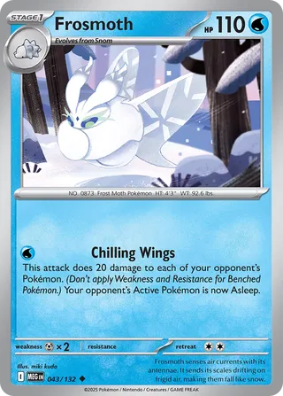 043/132 Frosmoth MEG Uncommon