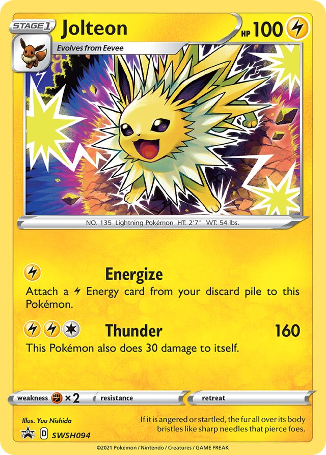 SWSH094 Jolteon SSP PROMO