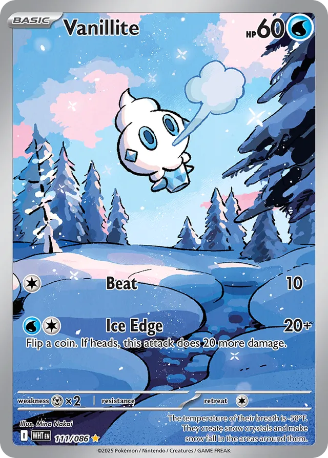 111/086 Vanillite WHT Illustration Rare