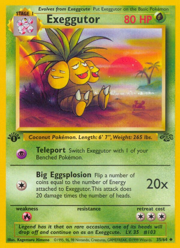 Exeggutor Jungle 35/64 Uncommon