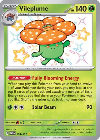 Vileplume (Paldean Fates 094/091)