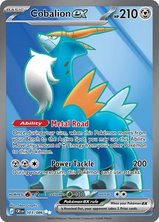 Cobalion ex (Chaos Rising 103/086)