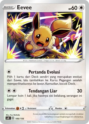 Eevee (Challenge V Starter Deck 106/156)
