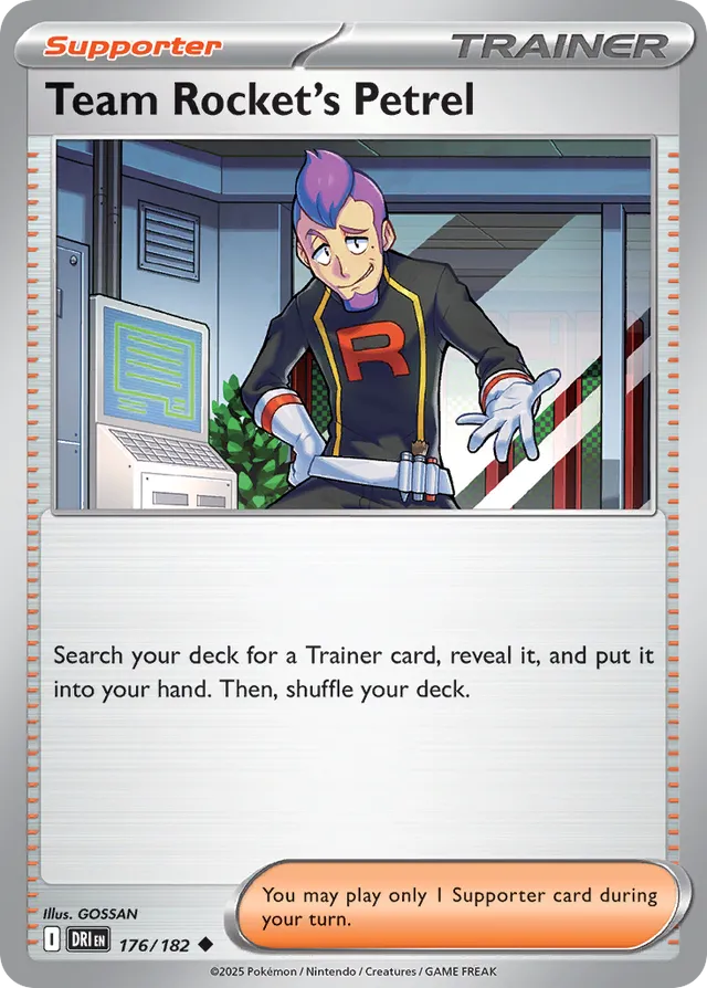 Team Rocket's Petrel Destined Rivals 176/182 Uncommon