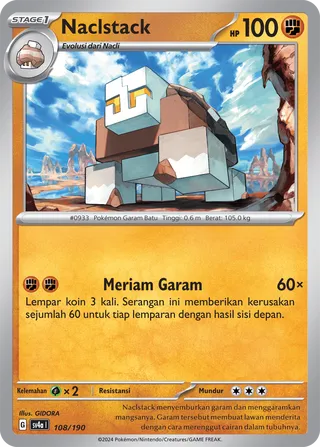 Naclstack (Shiny Treasure ex 108/190)