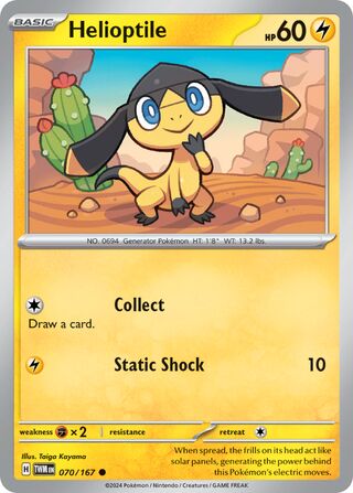 Helioptile (Twilight Masquerade 070/167)