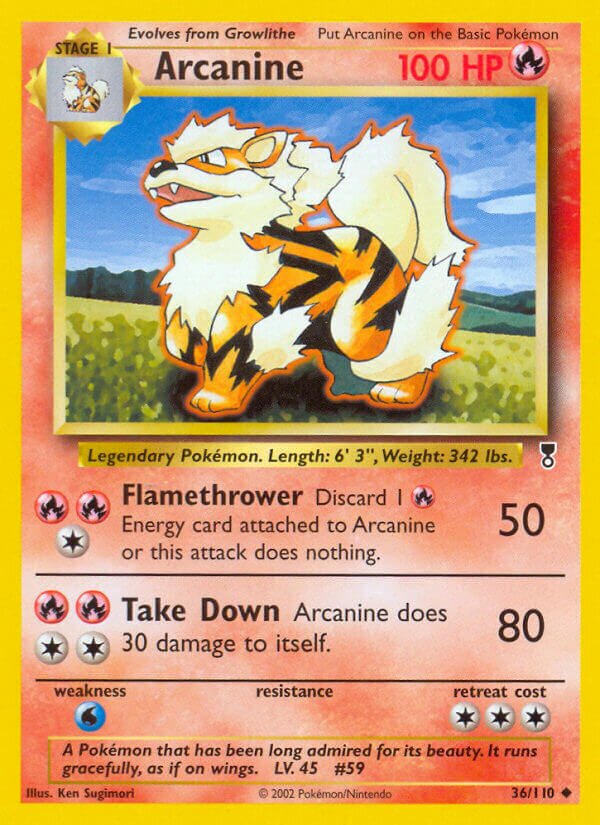 36/110 Arcanine LC Uncommon