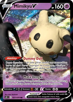 Mimikyu V (Single Strike Master 027/070)