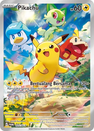 Pikachu (Scarlet & Violet Promos 025/SV-P)
