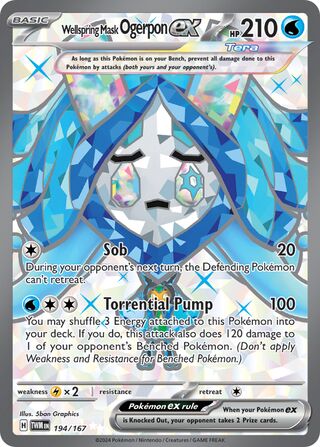 Wellspring Mask Ogerpon ex (Twilight Masquerade 194/167)