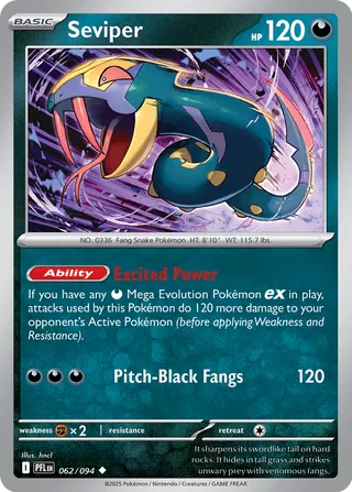 Seviper (Phantasmal Flames 062/094)