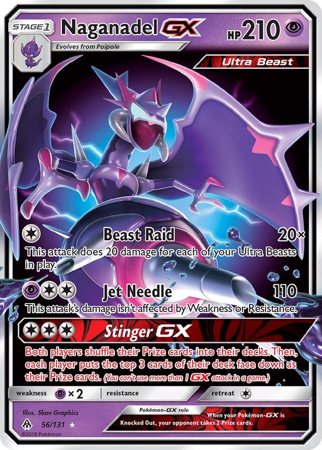 Naganadel-GX (Forbidden Light 56/131) – TCG Collector