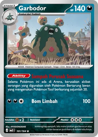Garbodor (Shadowy Threats 101/164)
