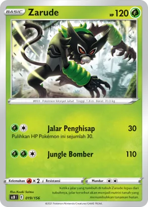 Zarude (Challenge V Starter Deck 019/156)