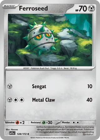 Ferroseed (Black & White 128/172)