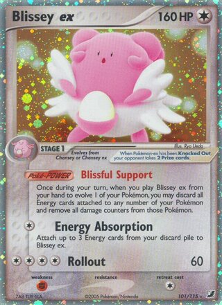 Blissey ex (EX Unseen Forces 101/115)