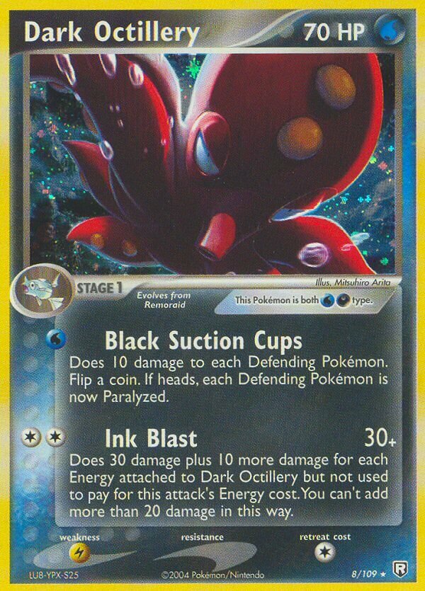 8/109 Dark Octillery TRR Rare Holo