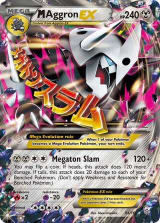 M Aggron-EX (Primal Clash 94/160)