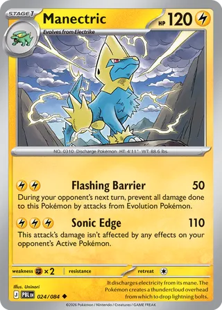 Manectric (Pitch Black 024/084)