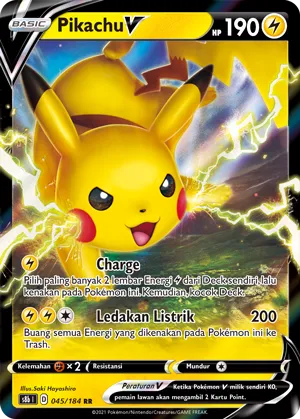 Pikachu V (VMAX Climax 045/184)