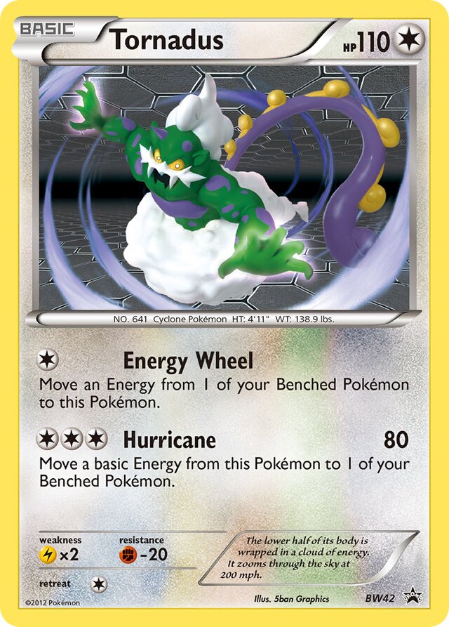 Tornadus BW Black Star Promos BW42 PROMO