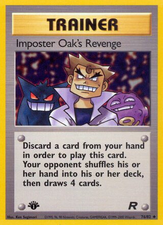 Imposter Oak's Revenge (Team Rocket 76/82)