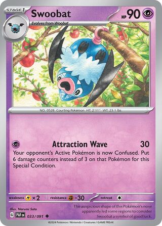 Swoobat (Paldean Fates 033/091)