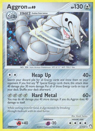 Aggron (Mysterious Treasures 1/123)