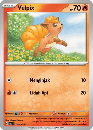 Vulpix (Mega Evolution 019/126)