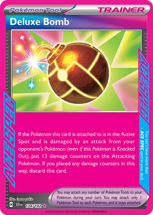 134/142 Deluxe Bomb SCR ACE SPEC Rare