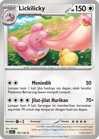 Lickilicky (Ace Paradox 107/142)