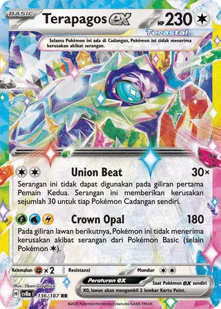 Terapagos ex (Terastal Festival ex 136/187)