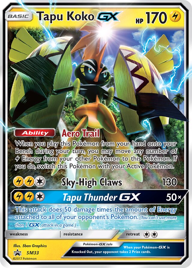 Tapu Koko GX Full Art