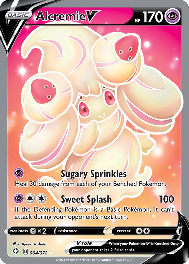 AlcremieV Shining Fates 064/072 Rare Ultra