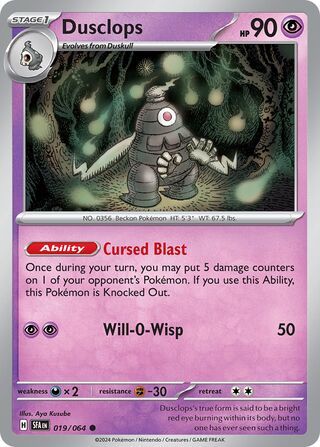 Dusclops (Shrouded Fable 019/064)