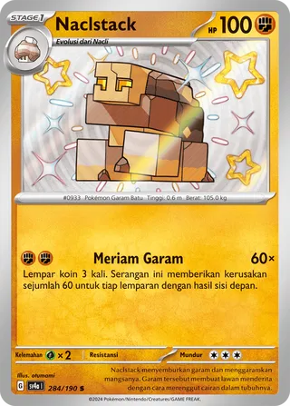 Naclstack (Shiny Treasure ex 284/190)