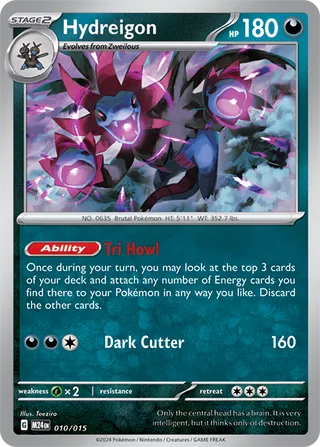Hydreigon (McDonald's Dragon Discovery 2024 010/015)