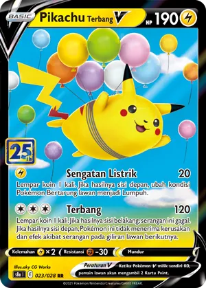 Flying Pikachu V (25th Anniversary Collection 023/028)