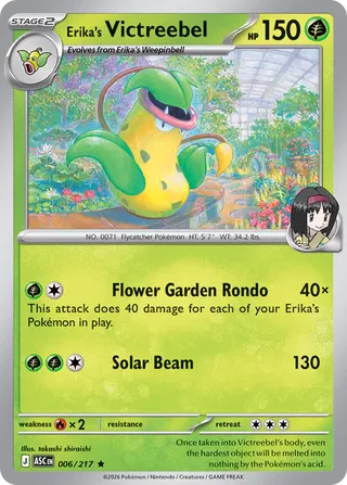 Erika's Victreebel (Ascended Heroes 006/217)
