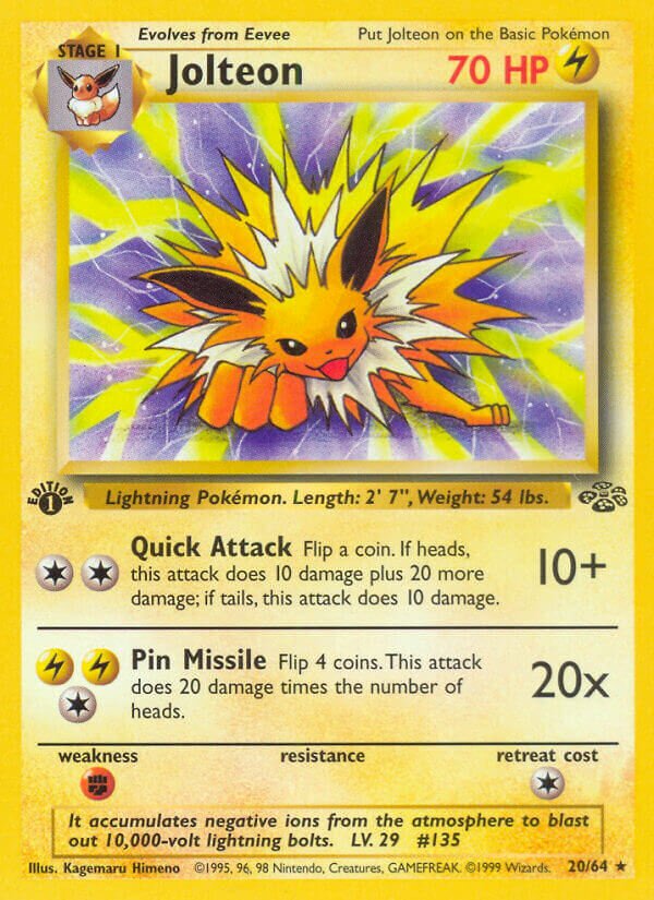Jolteon Jungle 20/64 Rare