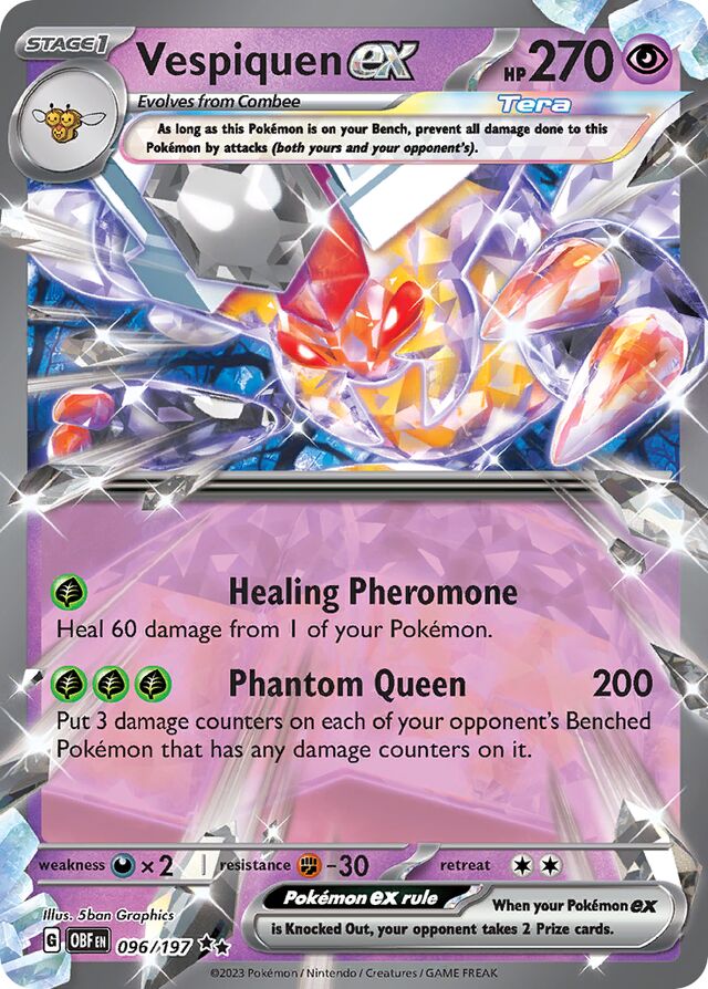 096/197 Vespiquenex OBF Double Rare