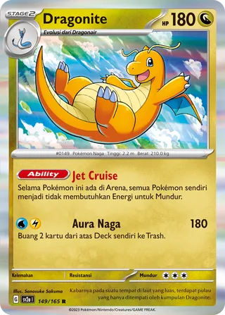 Dragonite (Pokémon Card 151 149/165)