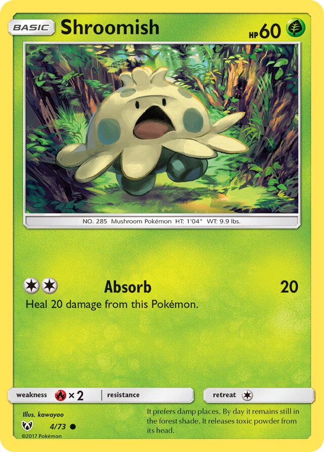Shroomish Shining Legends 4/73 Common