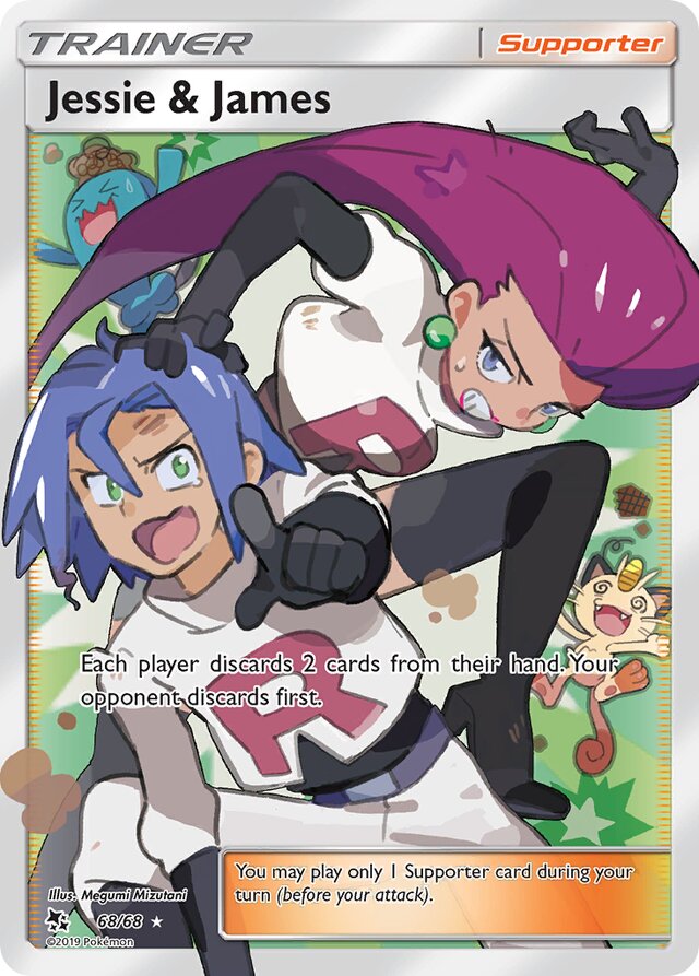 Jessie & James Hidden Fates 68/68 Rare Ultra