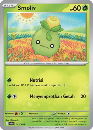 Smoliv (Shiny Treasure ex 015/190)